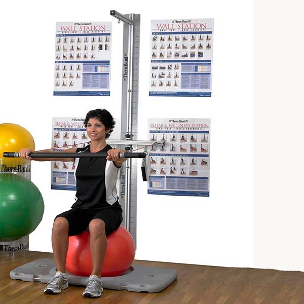  Thera-Band Wellness System 3 With Wall Unit- Seat- and Ball