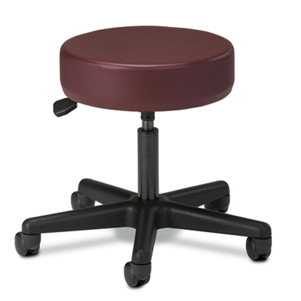 Clinton Black Nylon Base Pneumatic Stool