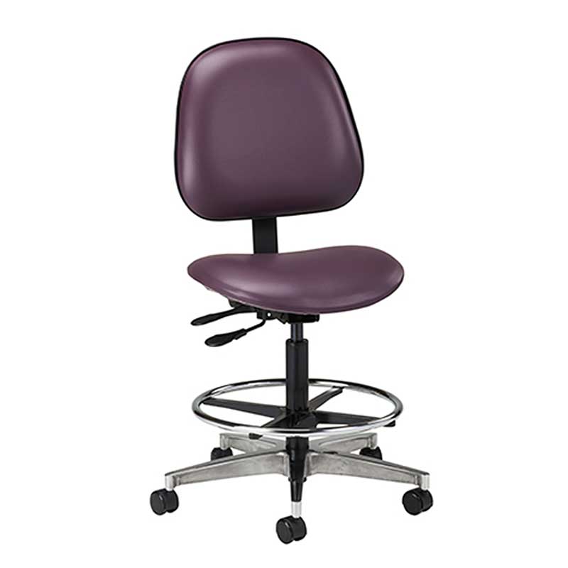 Clinton Lab Stool w/Contour Seat and Backseat