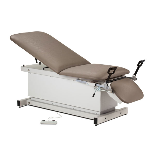 Clinton Shrouded Power Table w/Stirrups Back & Drop