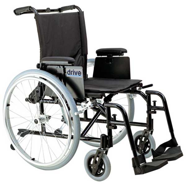 Drive Medical Cougar Ultra Wheelchair With Footrests