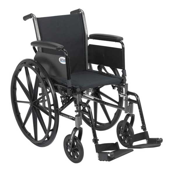 Drive Medical Cruiser III With Full Arms and Footrests