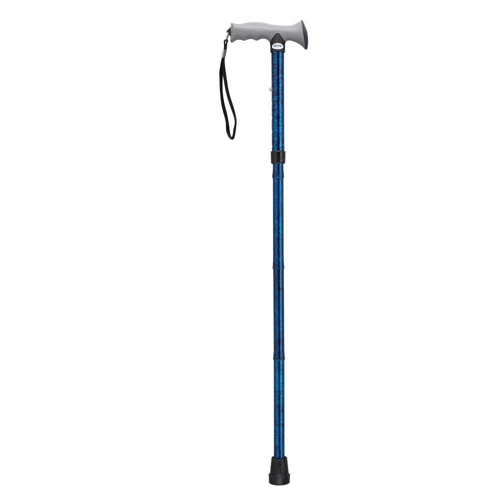 Drive Medical Folding Cane With Gel Hand Grip