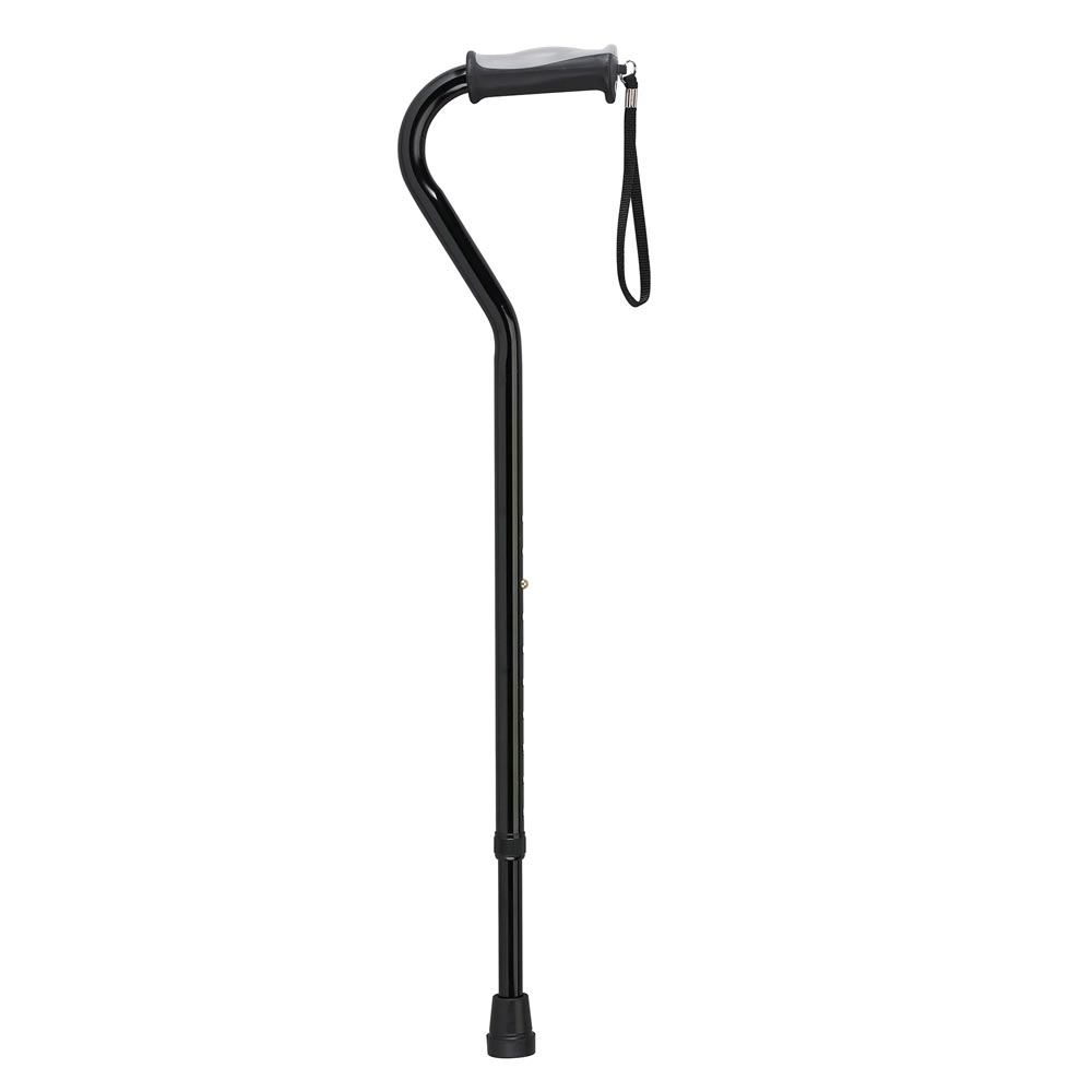 Drive Medical Offset Handle Cane With Gel Hand Grip