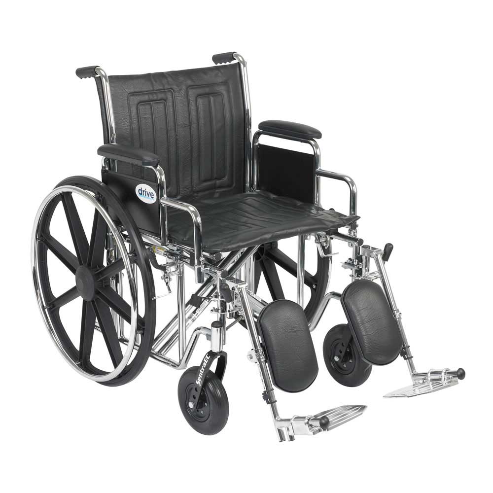 Drive Medical Sentra EC With Desk Arms and Leg Rests
