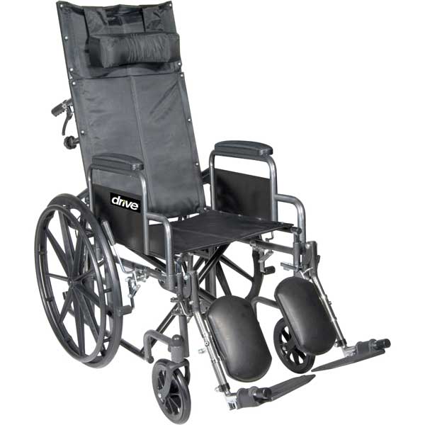 Drive Medical Silver Sport 2 With Full Arms and Leg Rests