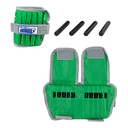 The Adjustable Cuff Wrist Weights 5 lb Inserts - Green