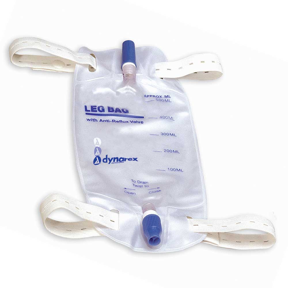 Dynarex Urinary Leg Bags Sterile 12/Pack (Pack of 4)