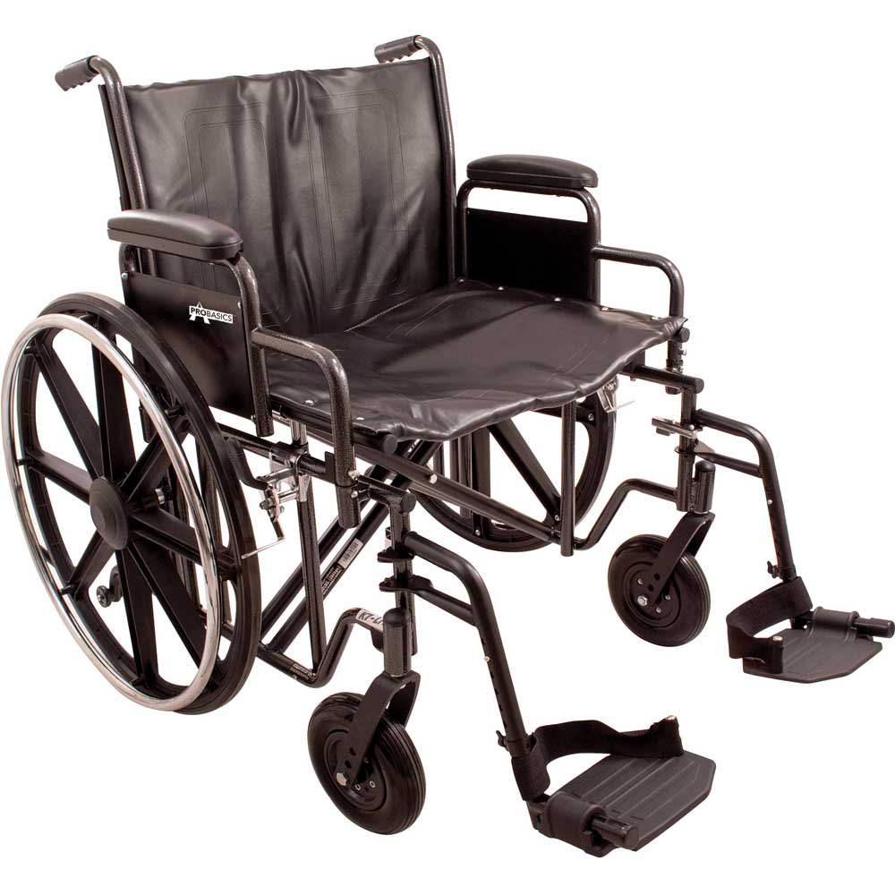 ProBasics Heavy Duty K0007 Wheelchair with Footrests