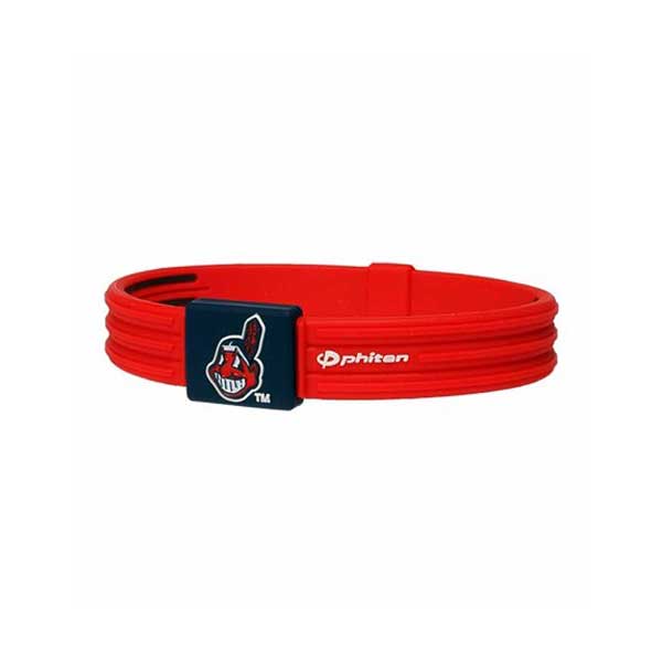 Phiten - Titanium Bracelet S-Type Cleveland Indians