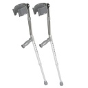 Medline Aluminum Forearm Crutches