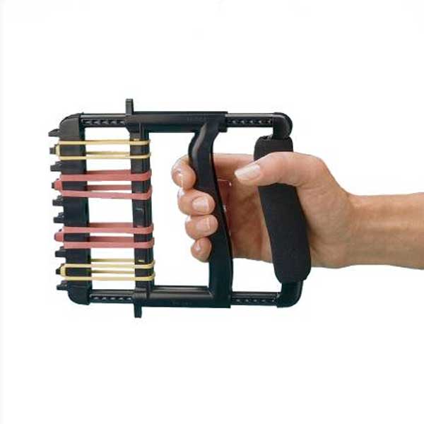 Black Roylan Ergonomic Hand Exerciser Latex-Free