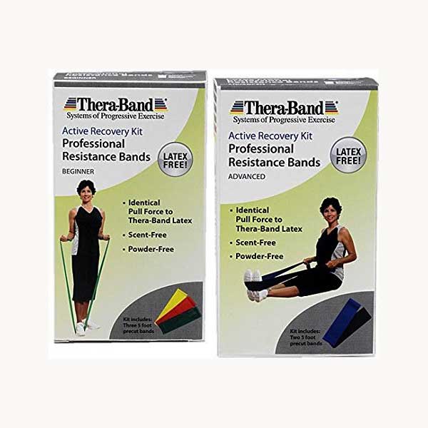 Thera-Band Latex Free Active Recovery Kit Exercise Bands