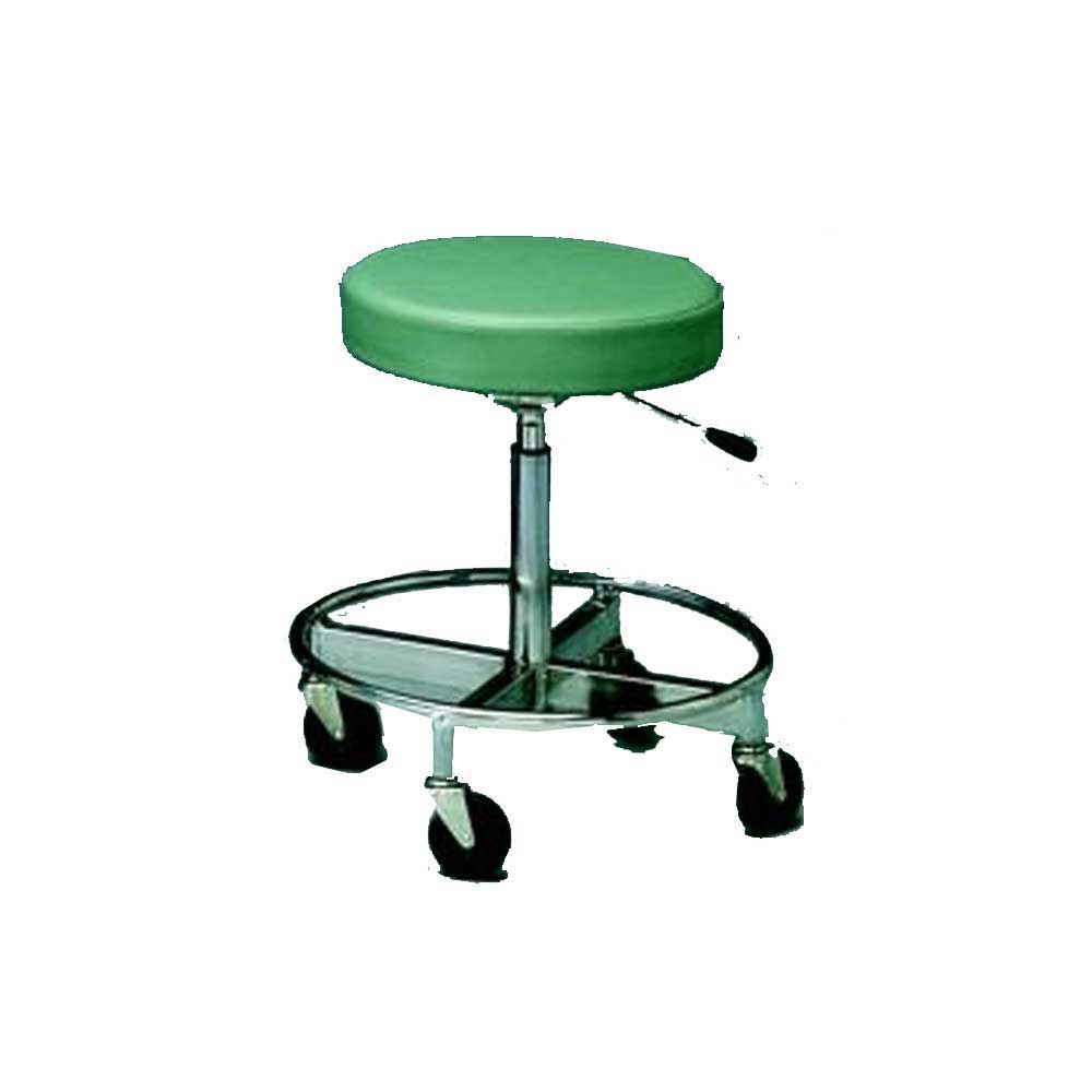 Bailey Chrome Stool with Footring