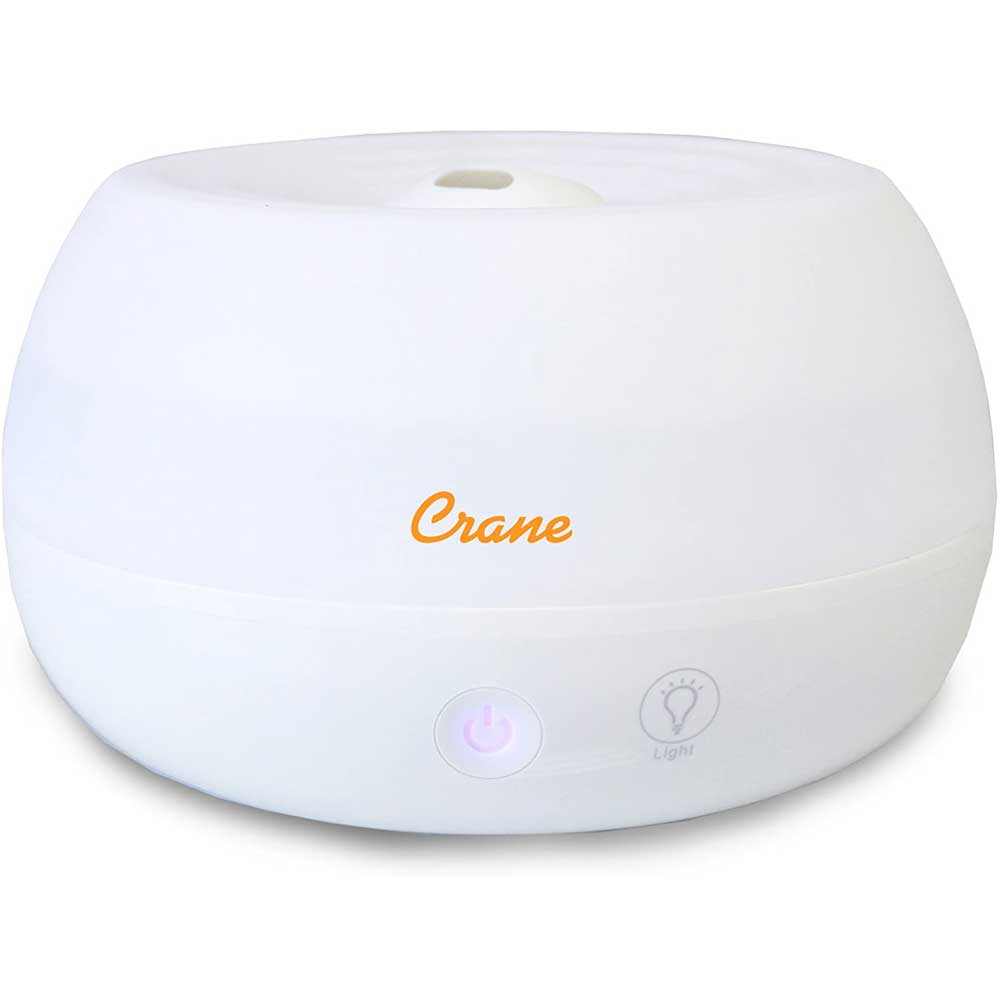 Crane Personal Cool Mist Humidifier and Aroma Diffuser-White