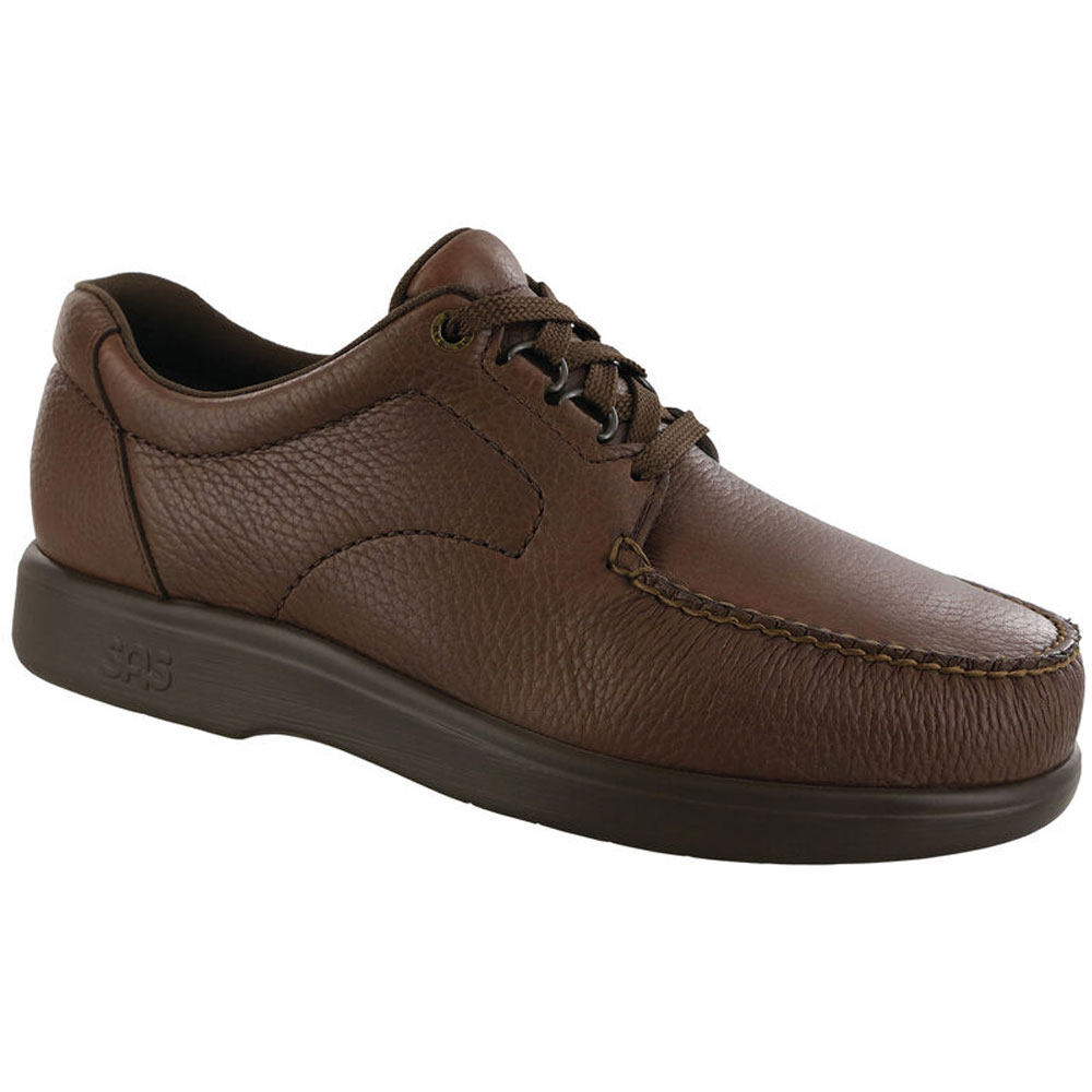 SAS Mens Bout Time Lace Up Loafer Footwear-Mulch