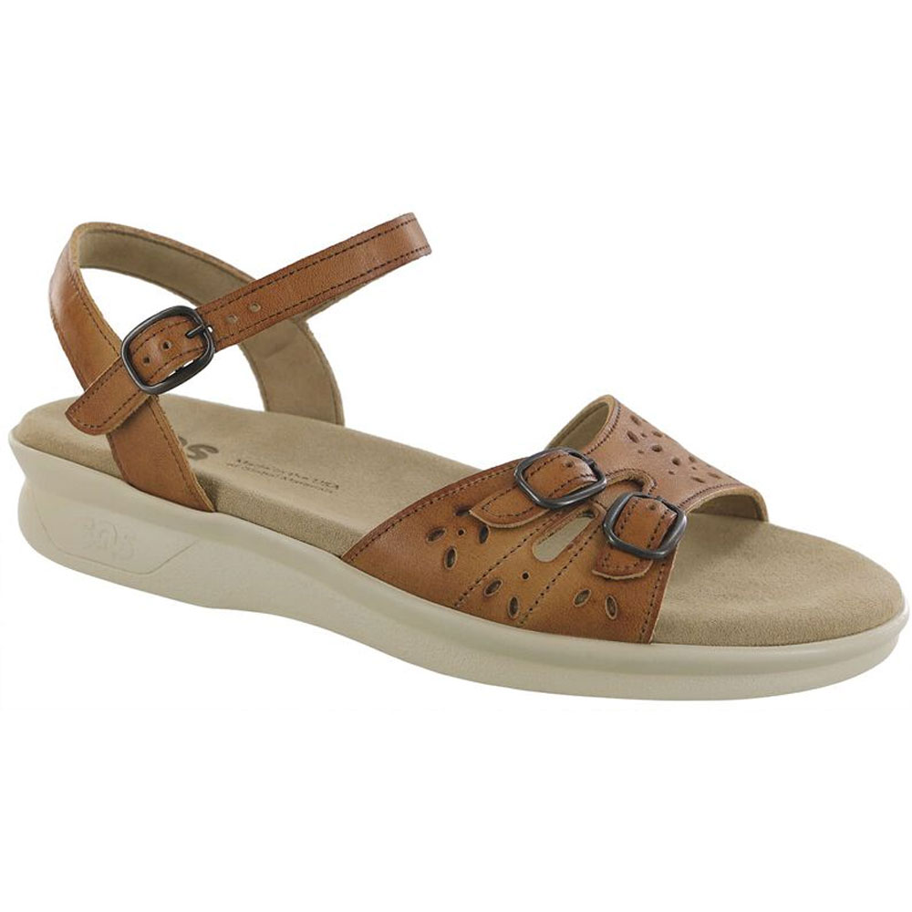 SAS Womens Duo Quarter Strap Sandal-Hazel