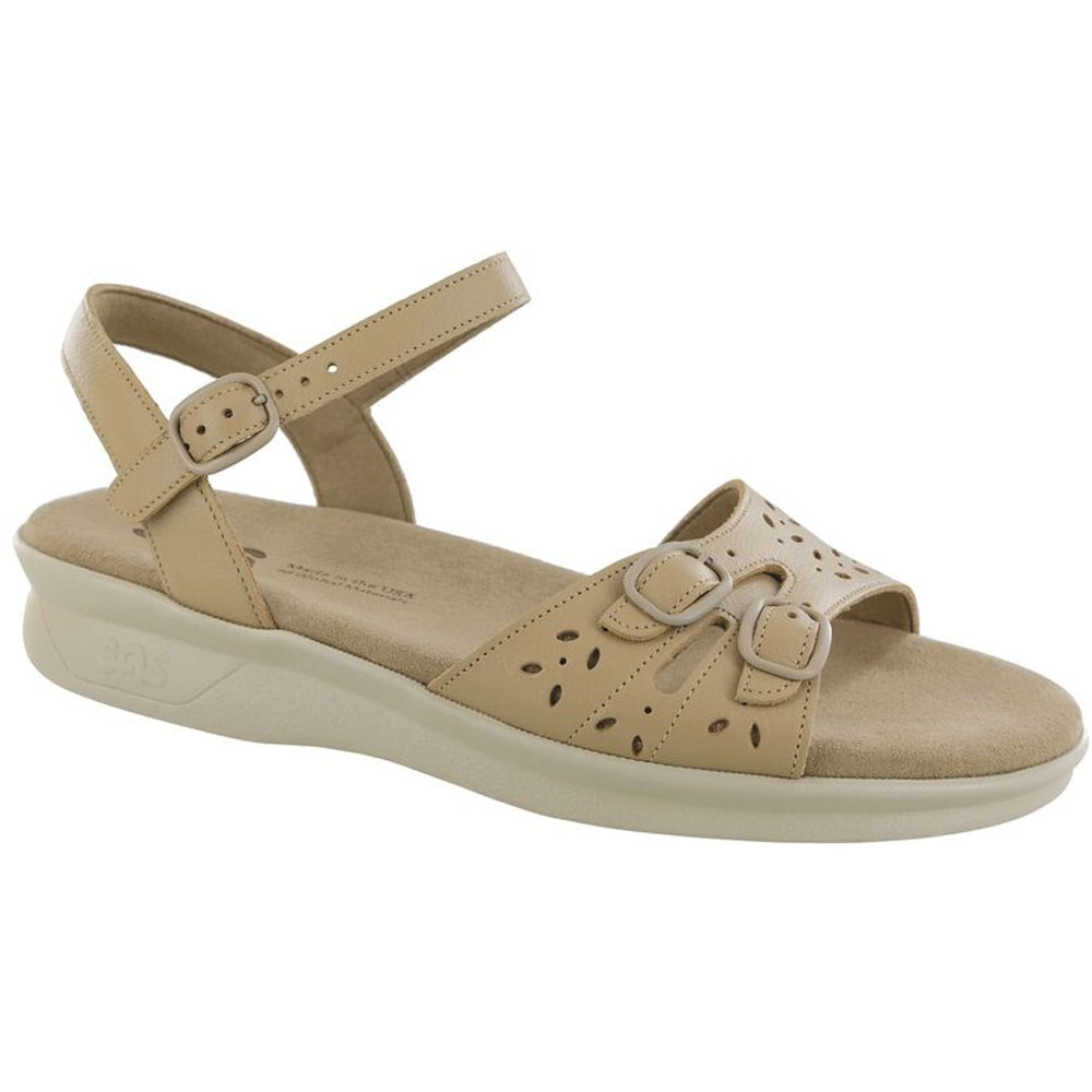 SAS Womens Duo Quarter Strap Sandal-Warm Stone