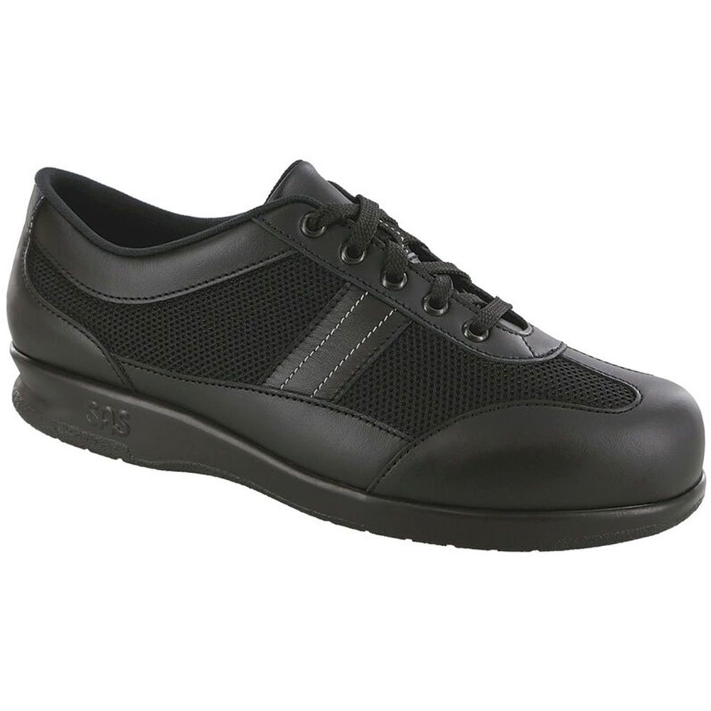 SAS Womens FT Mesh Walking Footwear-Black