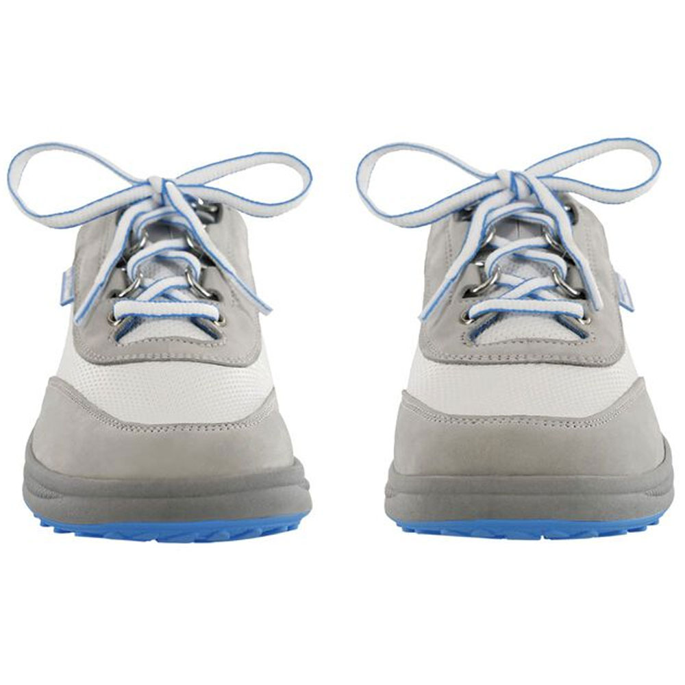 SAS Womens Sporty Lace Up Sneaker Footwear-Grey/White