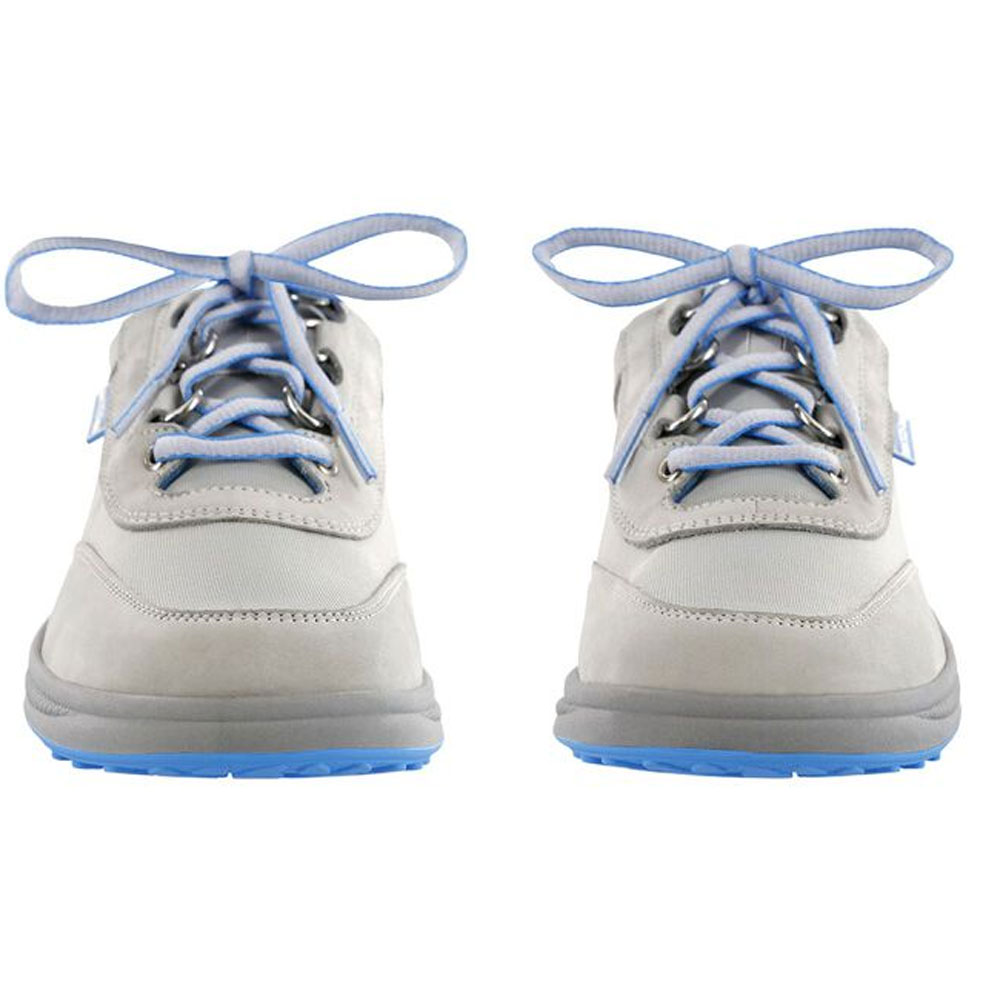 SAS Womens Sporty Lace Up Sneaker Footwear-Silver