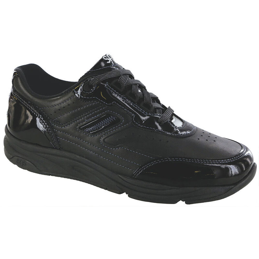 SAS Womens Tour Lace Up Footwear-Black Patent