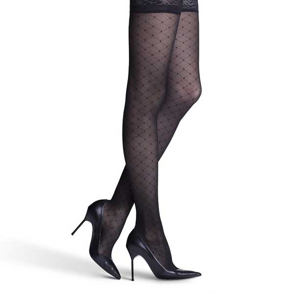 Sigvaris Allure 15-20mmHg Thigh High Closed Toe w/Grip