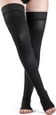 Sigvaris Dynaven Thigh High w/Grip Open Toe 20-30mmHg Unisex - Comfortable Thigh High Compression Support for Everyday Relief