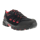 Propet Mens Ridge Walker Low Footwear-Black/Red