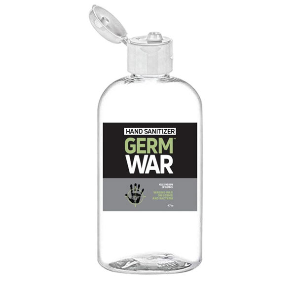 Germ War Hand Sanitizer 4.7oz (140ML) Flip Cap