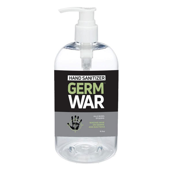 Germ War Hand Sanitizer 16.9oz (500ML)  Pump