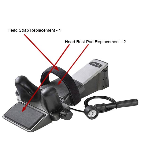 Saunders Cervical Traction - Kit Head Strap &amp; Pads