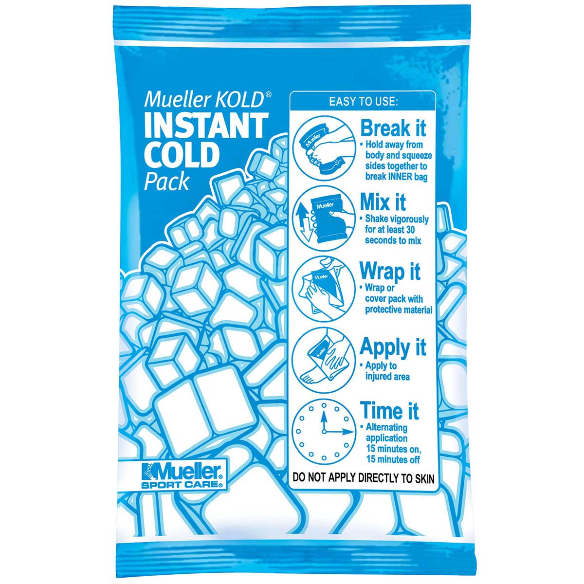 Mueller Kold Instant Cold Pack – Instant Ice Relief for Injuries, Swelling, and First Aid