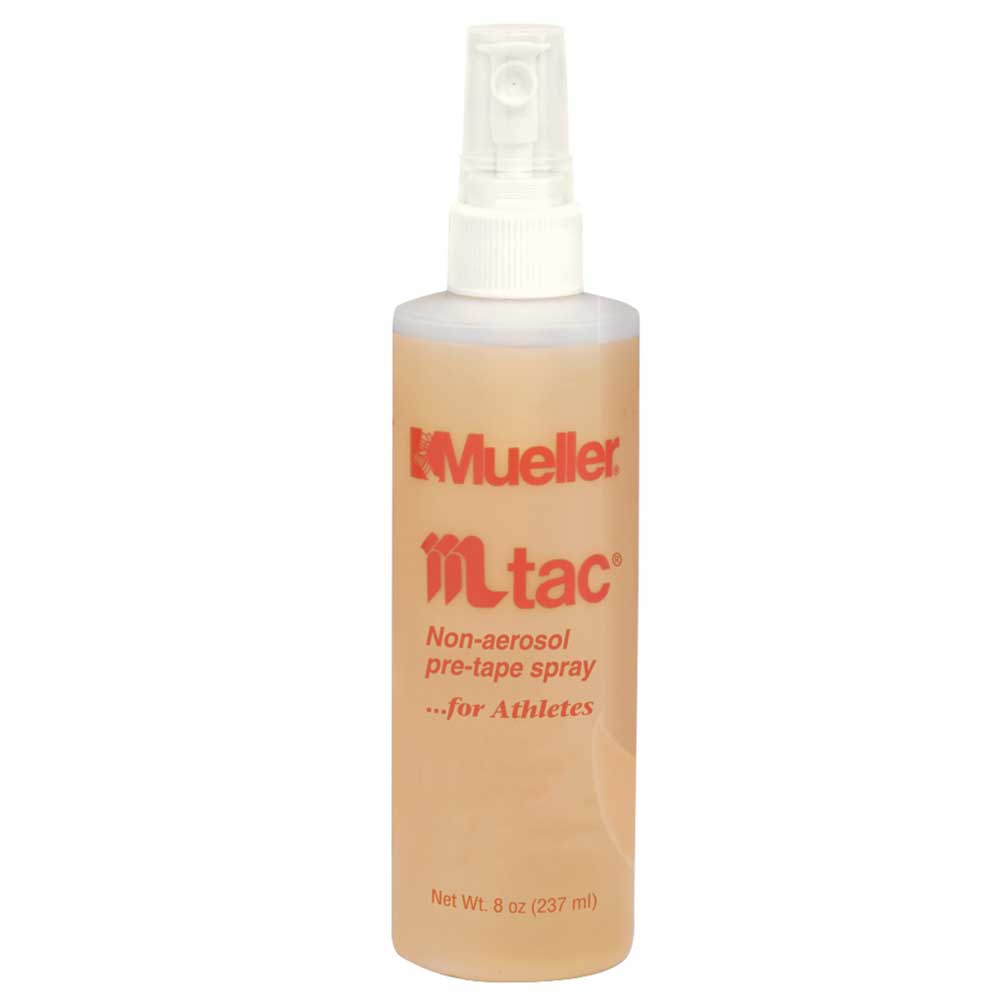 Mueller MTac Non-Aerosol Pre-Tape Spray 8 oz – Long-Lasting Hold for Athletic Taping
