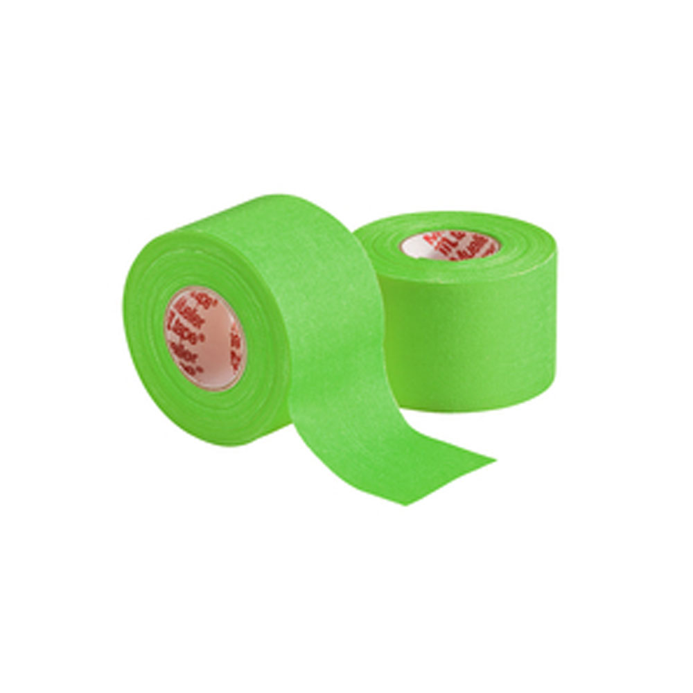 Mueller MTape 2-Pack – Lime Green | Professional Athletic Tape for Support & Stability