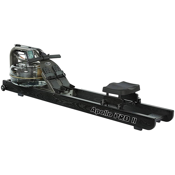 First Degree Fitness Indoor Water Rower with Adjustable Resistance - Apollo Pro II Black Reserve