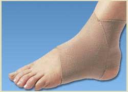 Open Box Elastic Pull-On Ankle Brace-LG