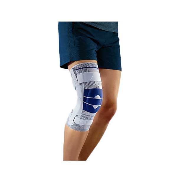 Bauerfeind GenuTrain S Pro Knee Support-Size 4-Titanium-Left