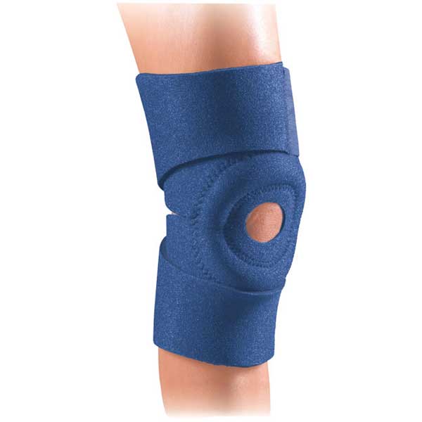 FLA Ez-On Neoprene Knee Wrap-Plus-Navy