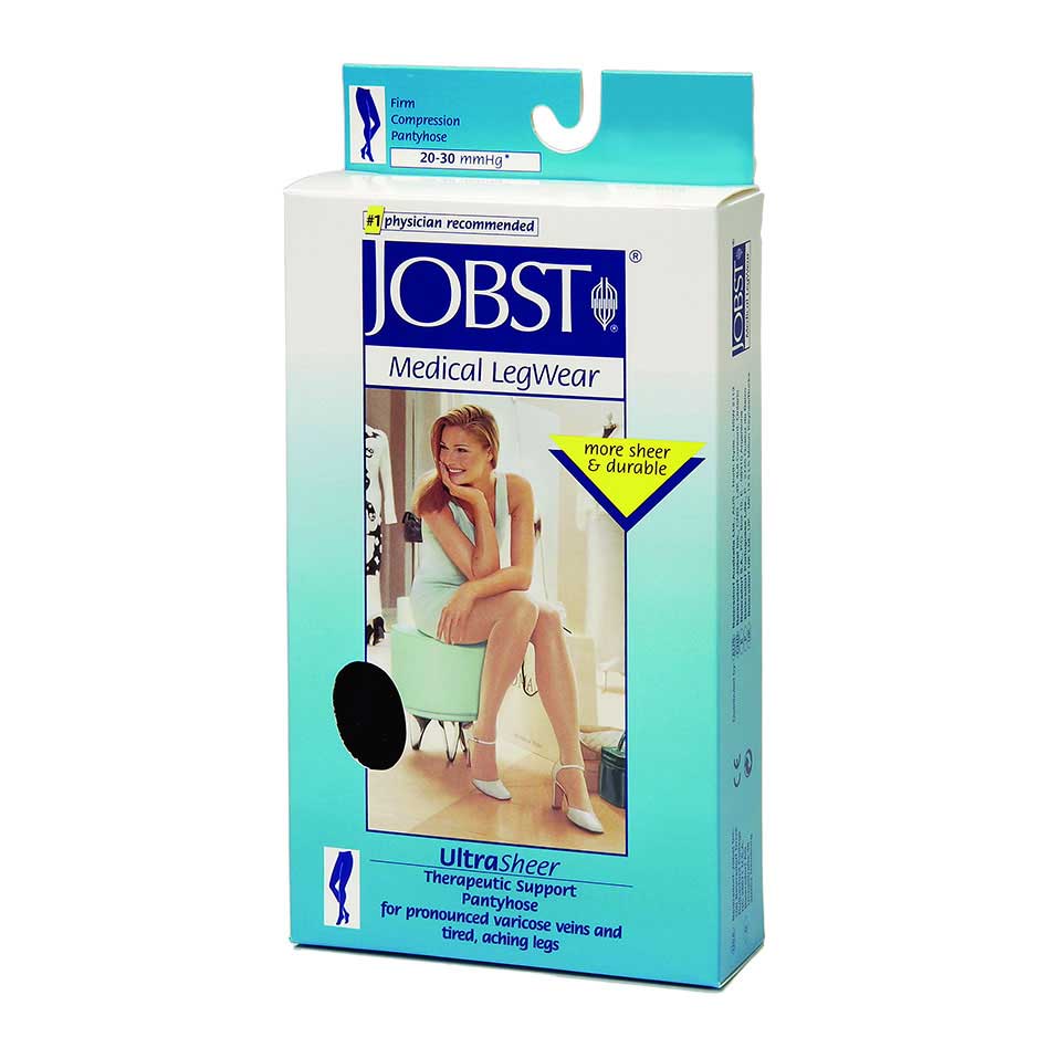 Jobst UltraSheer 15-20 mmHg Navy Knee Cut Small - Clearance
