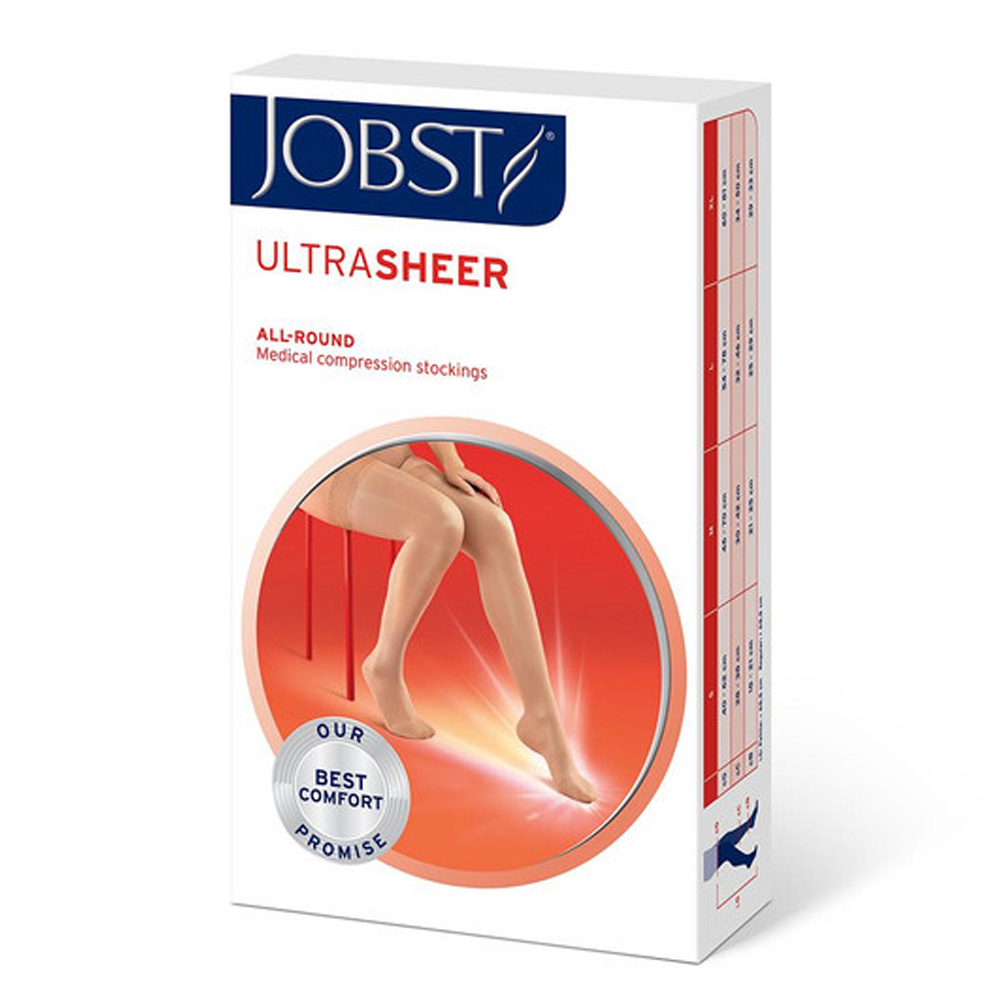 Jobst UltraSheer Pantyhose 20-30 mmHg Medium-White