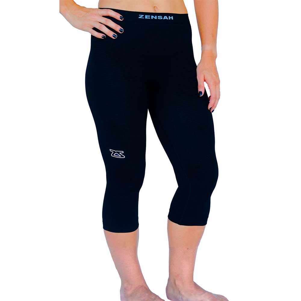 Zensah Three Fourth Compression Tights Black