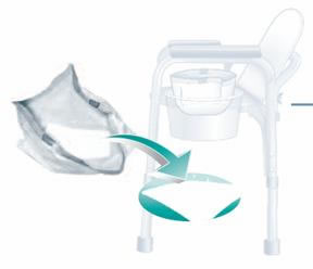 Medline - Bedside Commode Liners 12/pk