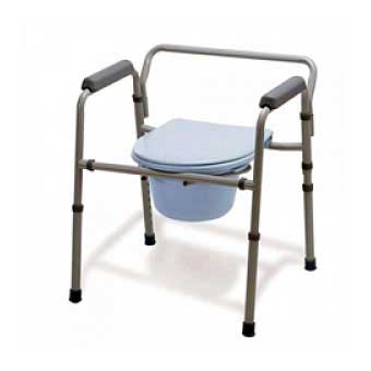 Medline Folding 3-In-1 Commode - 350lb Capacity