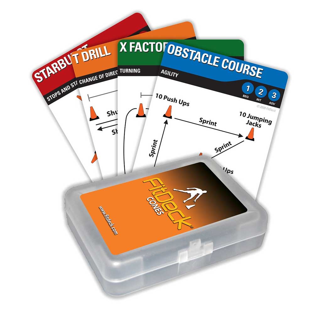FitDeck Cones Exercise Playing Cards