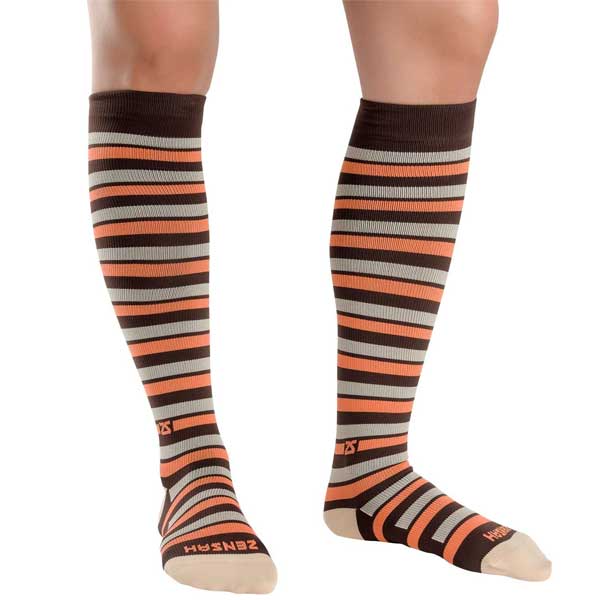 Fresh Legs Unisex Stripes Compression Socks