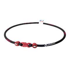 Phiten Titanium Necklace X30 NBA Miami Heat