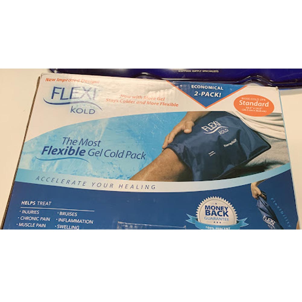 FlexiKold Cold Gel Packs Standard Size 10.5 Inch x 14.5 Inch 2pack