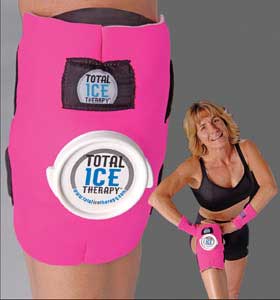 Total Ice Wrap - Knee Shin Foot - Medium - Pink
