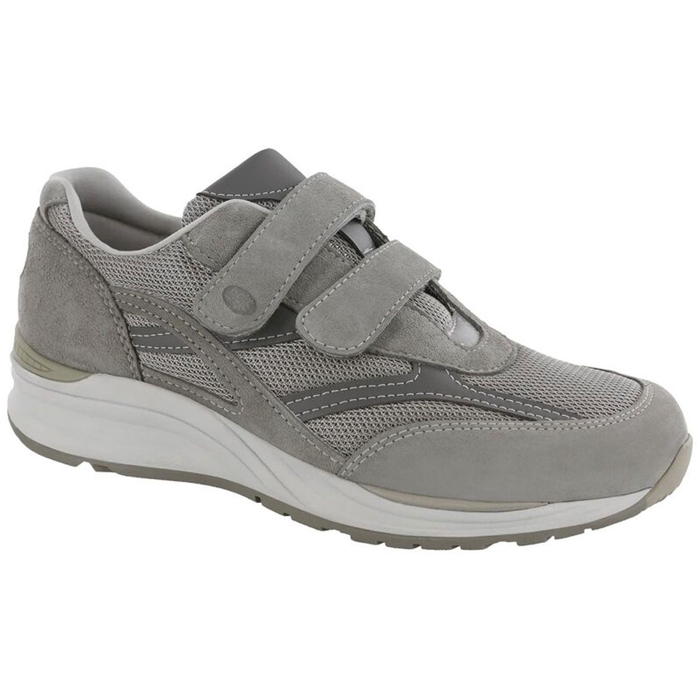 SAS Mens JV Mesh Active Sneaker Footwear-Gray